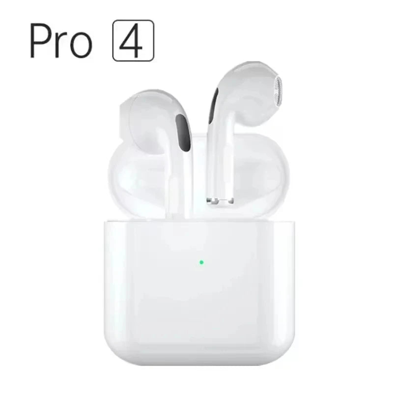 Pro4 Bluetooth 9D Wireless Earbuds With Microphone