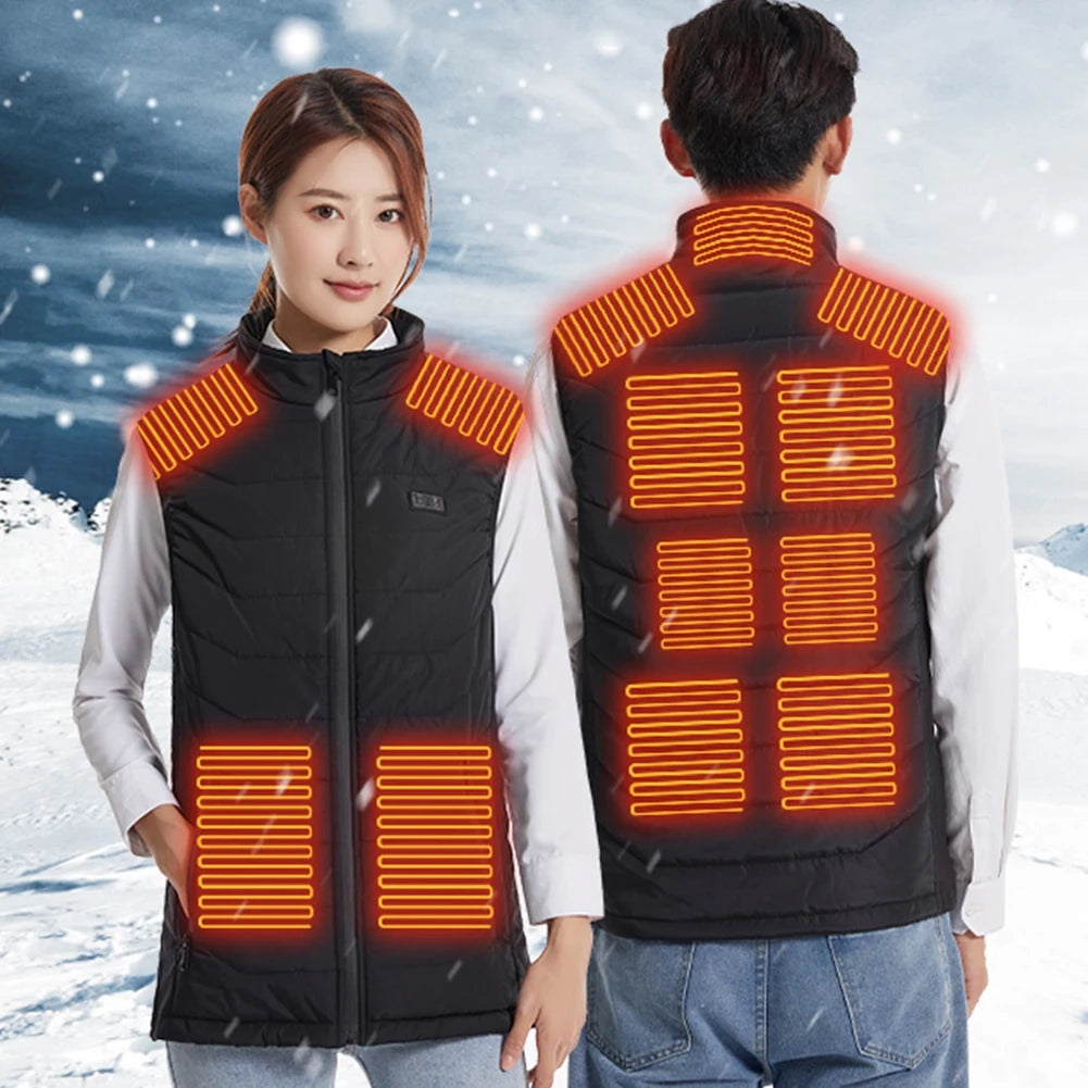 11-Zone Heated Jacket – USB Rechargeable, Unisex