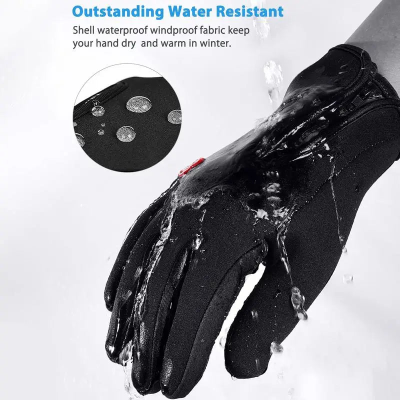 Waterproof USB Heated Gloves – Touchscreen Compatible, Thermal Hand Warmers for Winter