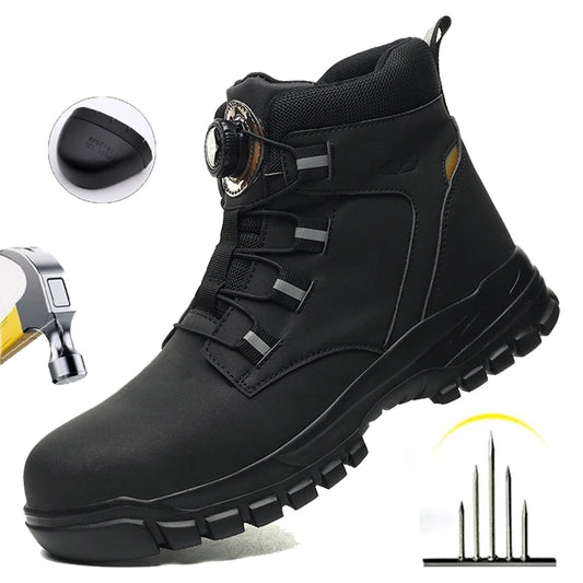 Waterproof Men's Steel Toe Work Boots