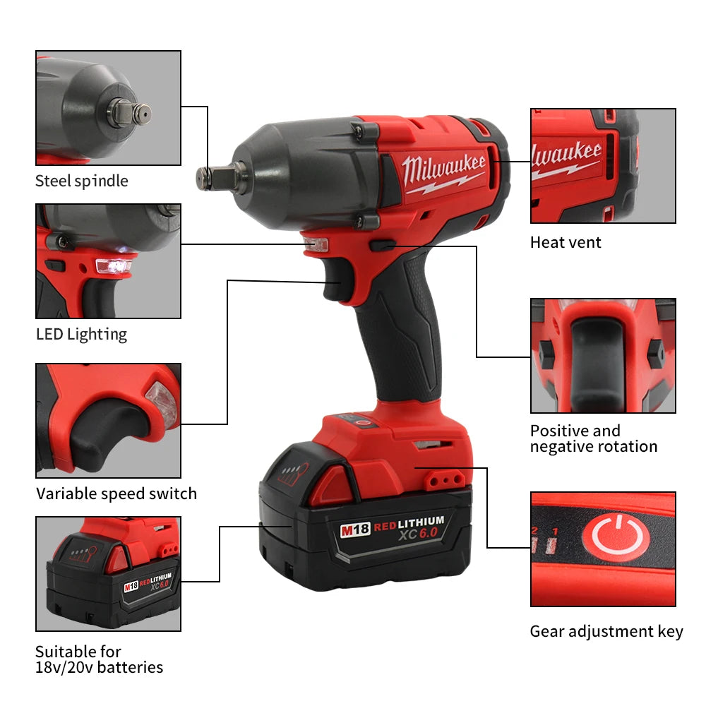 Milwaukee 18V Brushless Impact Wrench