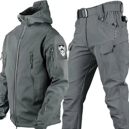 Men's Tactical Camo Jacket & Pants Set – Waterproof, Warm, and Durable
