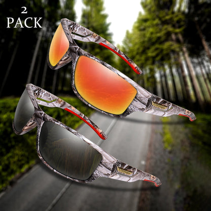 Polarized UV400 Camouflage Sports Sunglasses