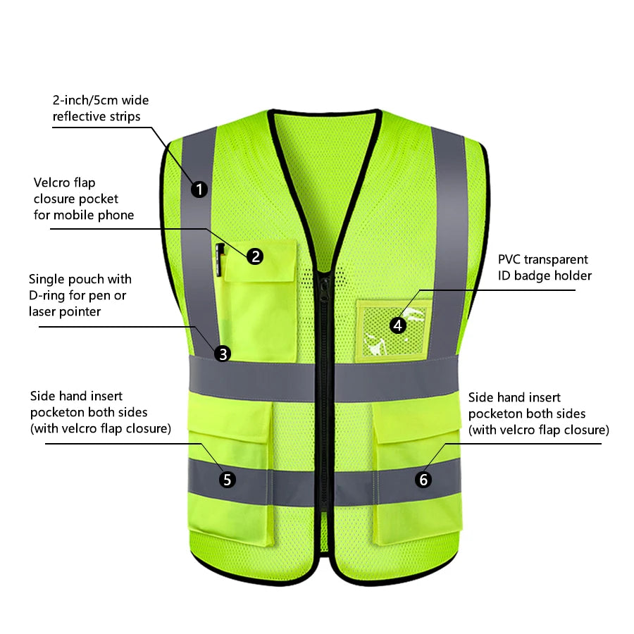 High Visibility Reflective Vest