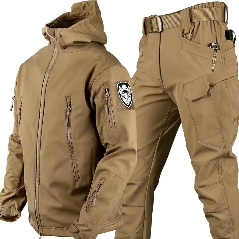 Men's Tactical Camo Jacket & Pants Set – Waterproof, Warm, and Durable