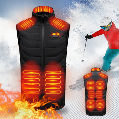 11-Zone Heated Jacket – USB Rechargeable, Unisex