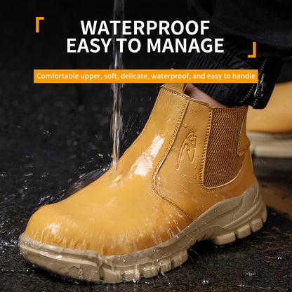 Waterproof Men's Steel Toe Work Boots