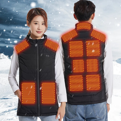 11-Zone Heated Jacket – USB Rechargeable, Unisex