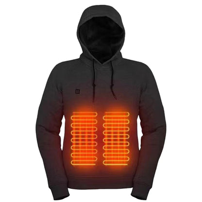USB Rechargeable Heated Hoodies – 3 Heat Levels, Unisex, for Camping and Outdoor Work