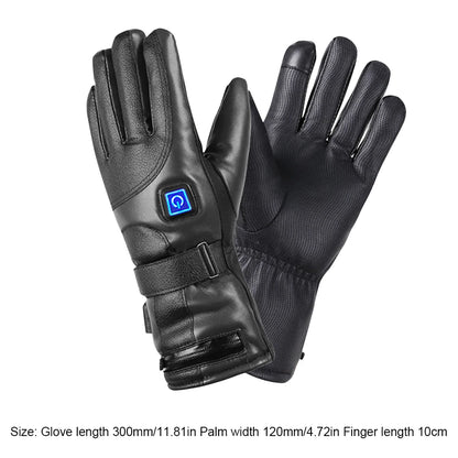 Waterproof Heated Gloves – 3 Temperature Levels, Touchscreen Compatible, for Outdoor Activities