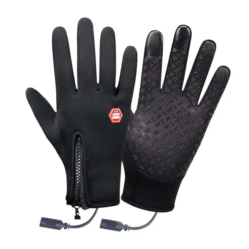 Waterproof USB Heated Gloves – Touchscreen Compatible, Thermal Hand Warmers for Winter