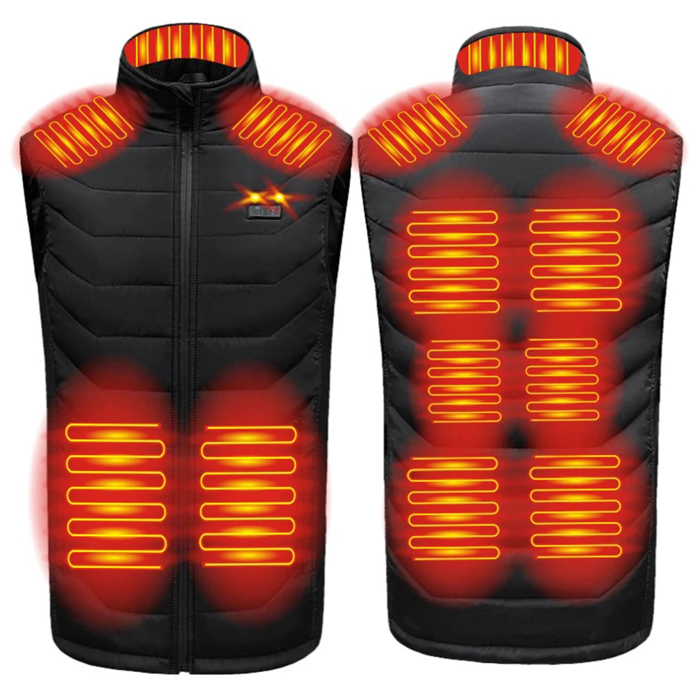 11-Zone Heated Jacket – USB Rechargeable, Unisex