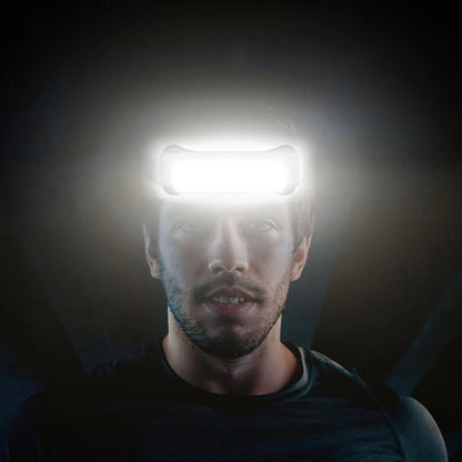 Waterproof Rechargeable Headlamp – 3 Modes, Adjustable Headband for Outdoor Activities