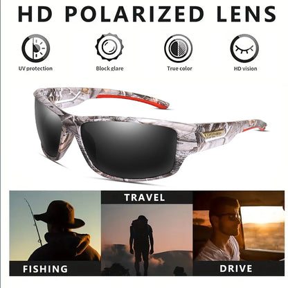 Polarized UV400 Camouflage Sports Sunglasses