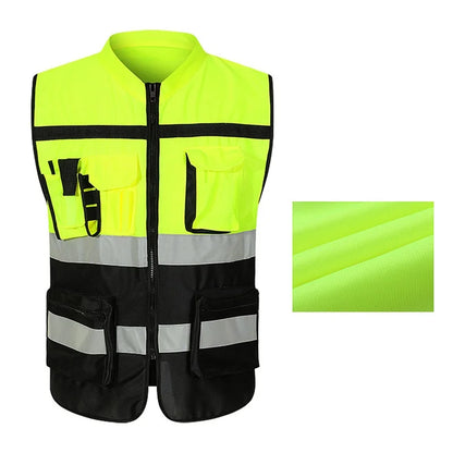 Reflective Vest with High-Visibility Strips